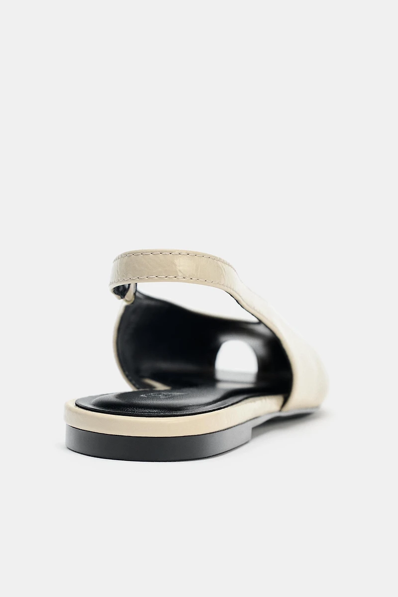 OPEN TOE SLINGBACK SHOES