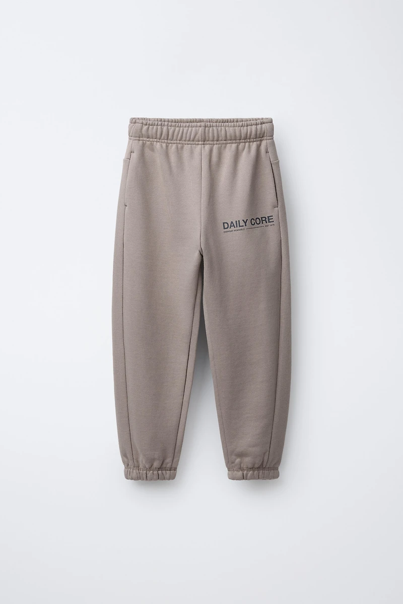 TEXT JOGGING PANTS