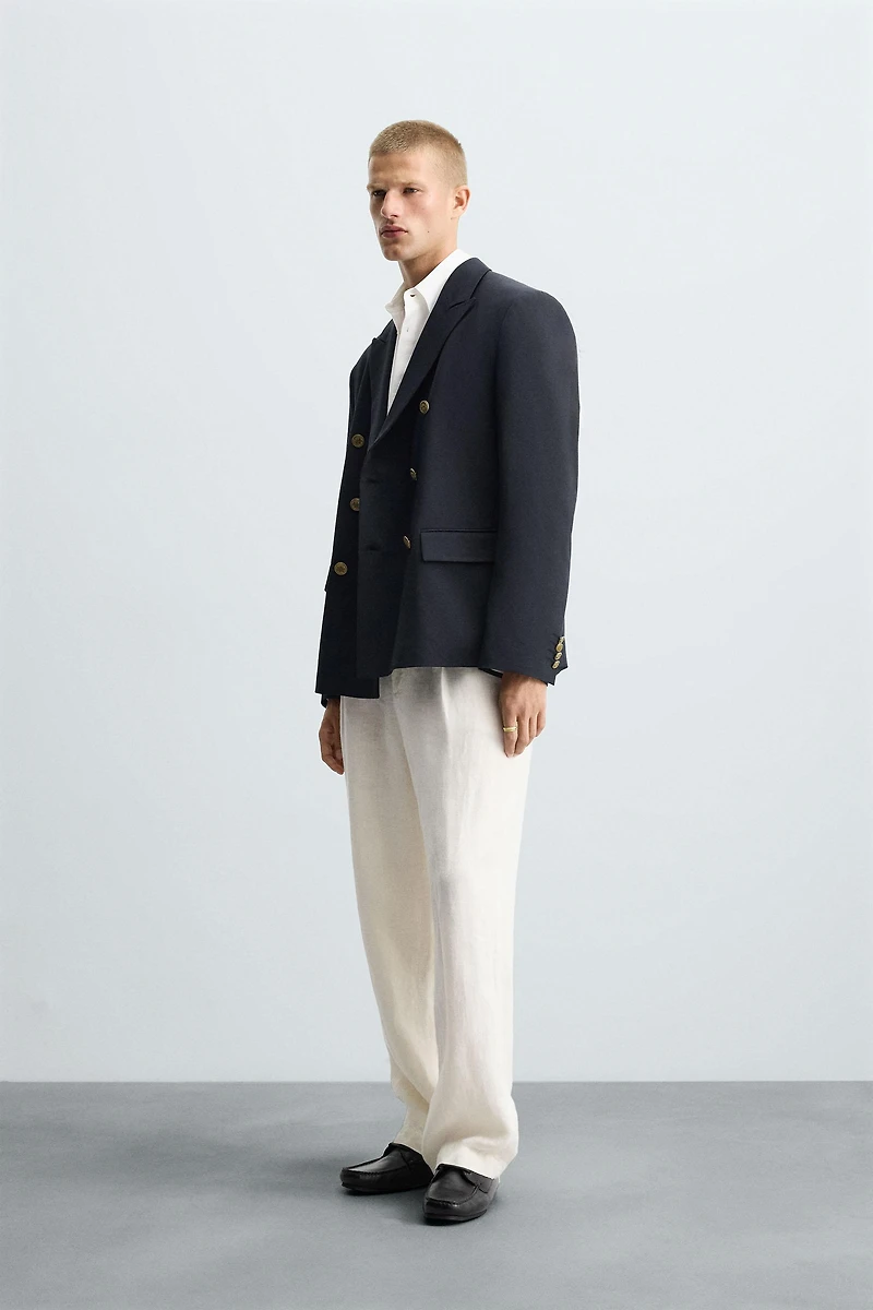 DOUBLE BREASTED BLAZER