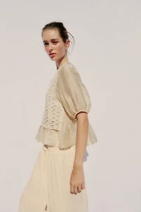 COMBINATION CROCHET TOP