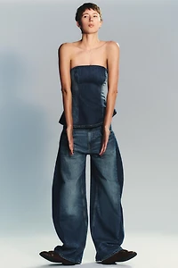 TRF OVERSIZE BALLOON HIGH WAIST JEANS