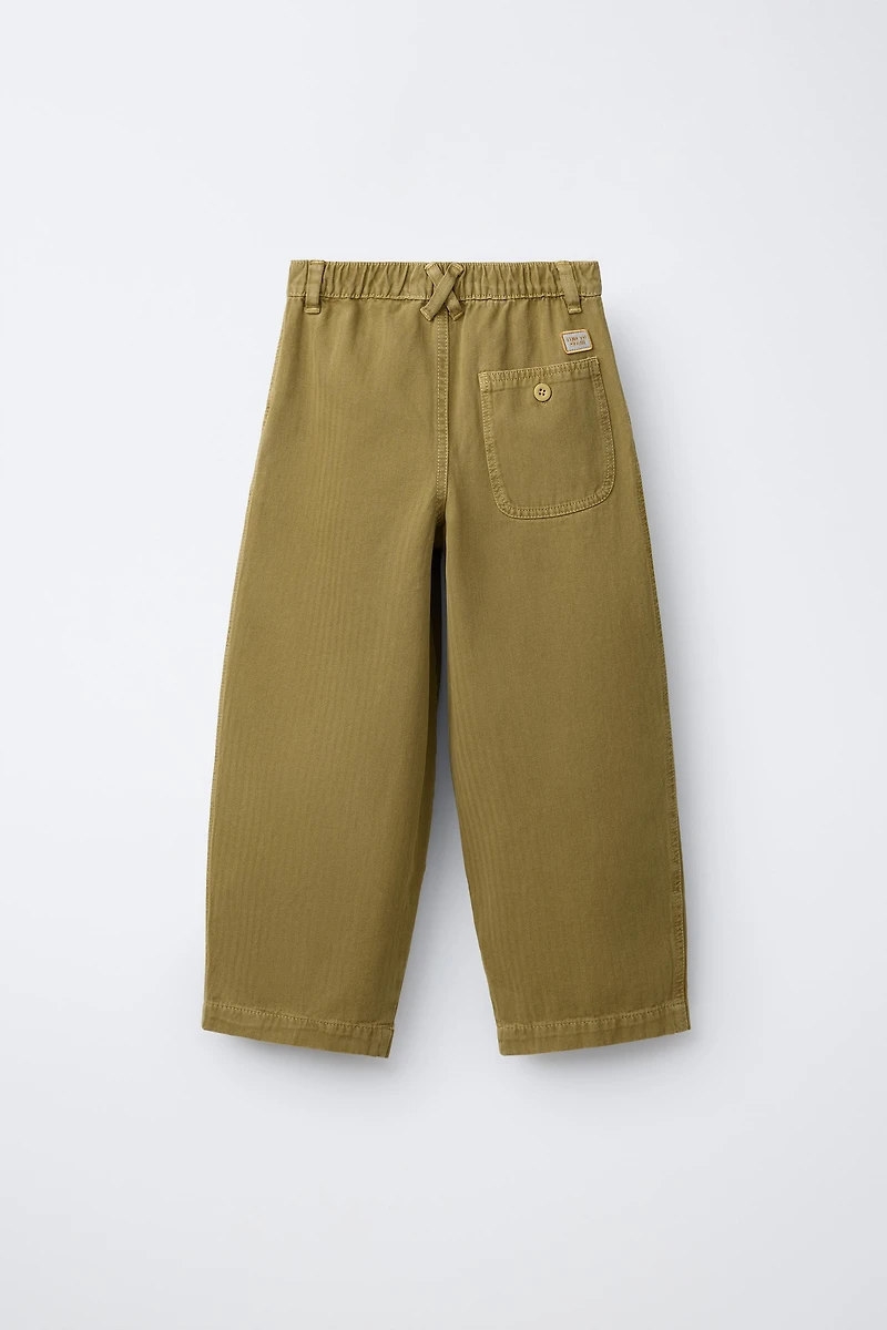 PANTALON BAGGY CHEVRON
