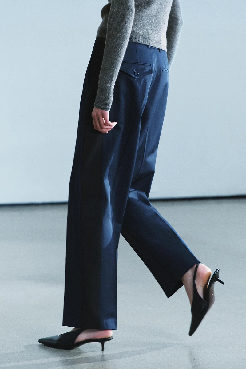 PANTALON BANDE CONTRASTE POCHES ZW COLLECTION