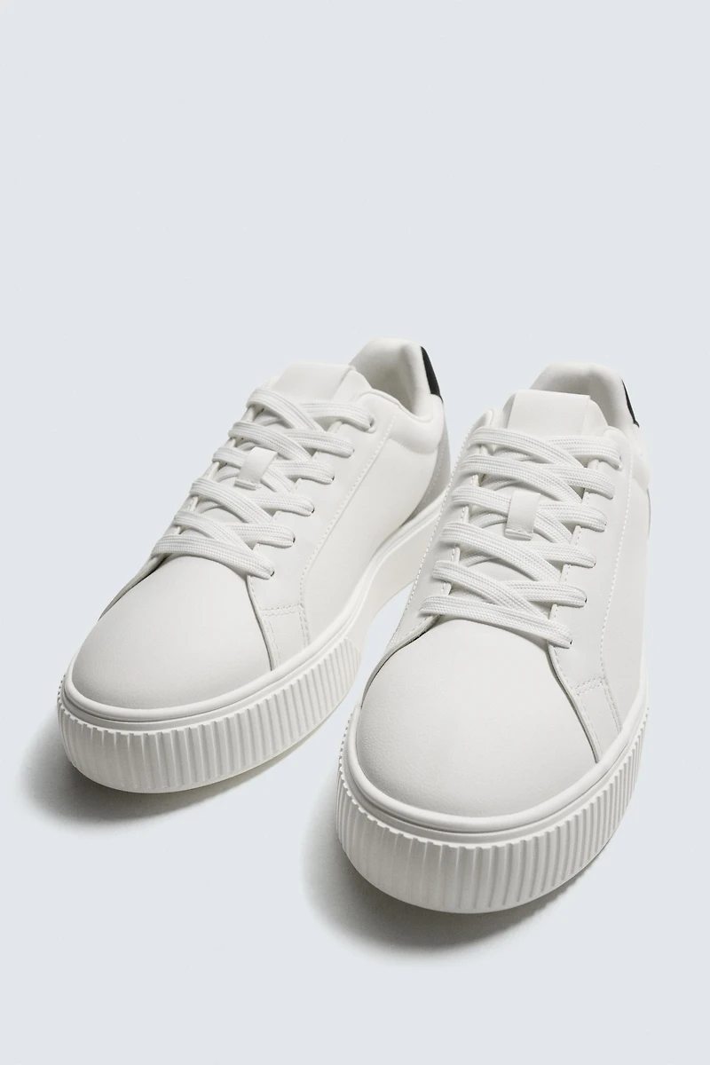 SNEAKERS WITH HEEL DETAIL