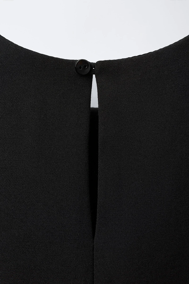 ROBE FLEURS 3D CONTRASTE