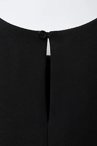 ROBE FLEURS 3D CONTRASTE