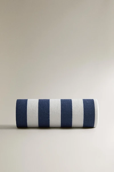 PACK OF STRIPED REUSABLE COTTON NAPKINS (PACK OF 20)