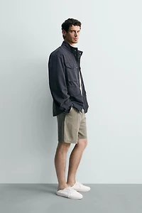 BLOUSON LAVÉ POCHES UTILITY