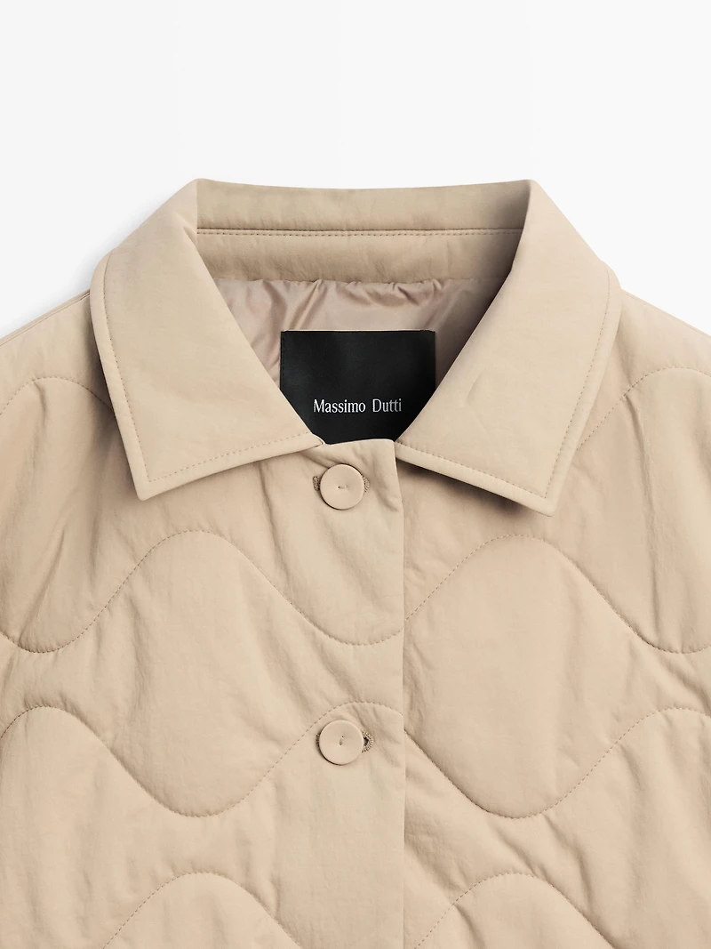 Jacket with seam details