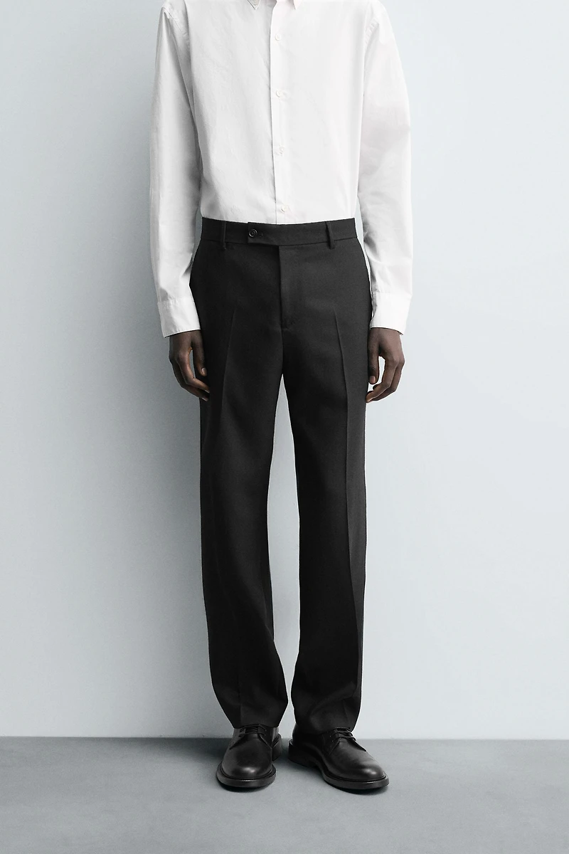 PANTALON DE COSTUME 100 % LAINE