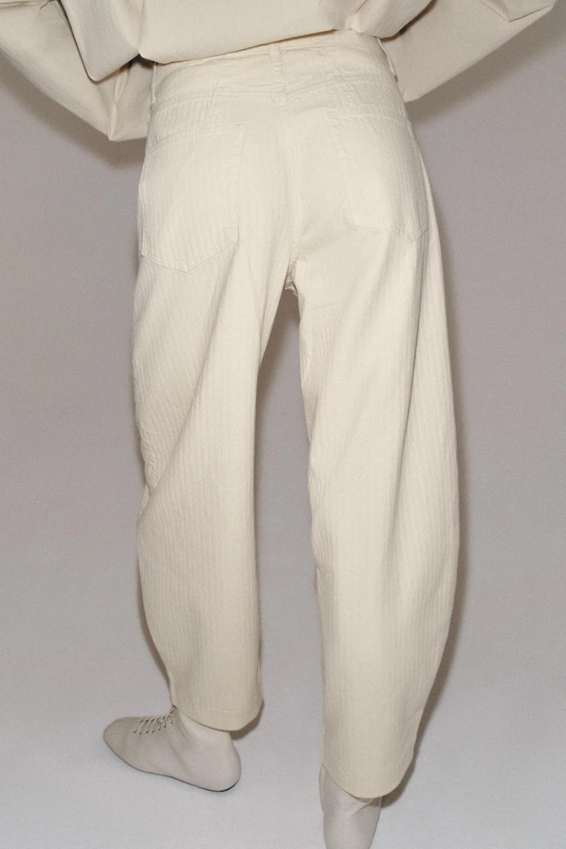ZW COLLECTION HIGH WAIST TAPERED JEANS