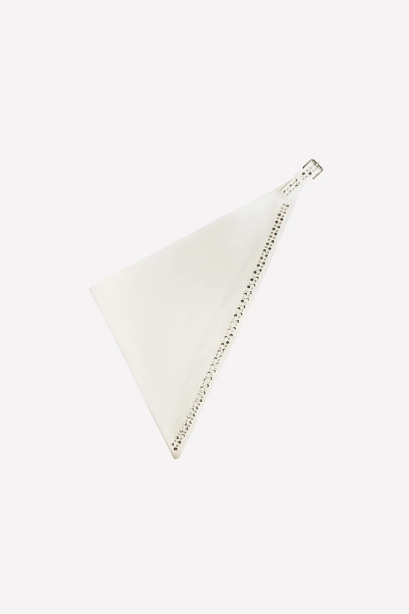 LEATHER STUDDED BANDANA LUDOVIC DE SAINT SERNIN x ZARA