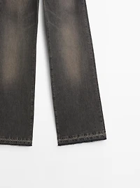 Mid-rise bell bottom jeans