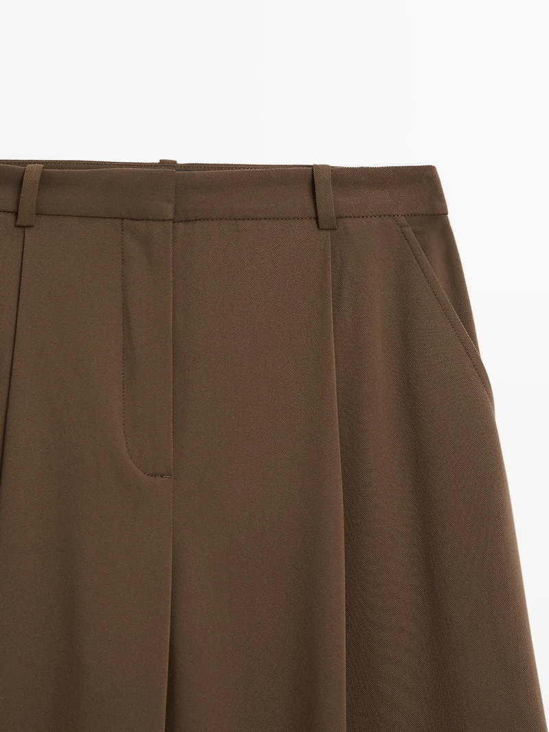 Pantalon à pinces large