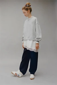 SWEAT DOUBLE BAS DENTELLE