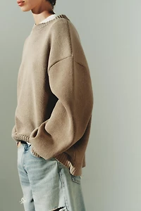 OVERSIZED KNIT SWEATER