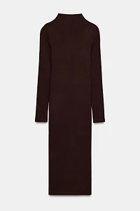 RIB MIDI DRESS