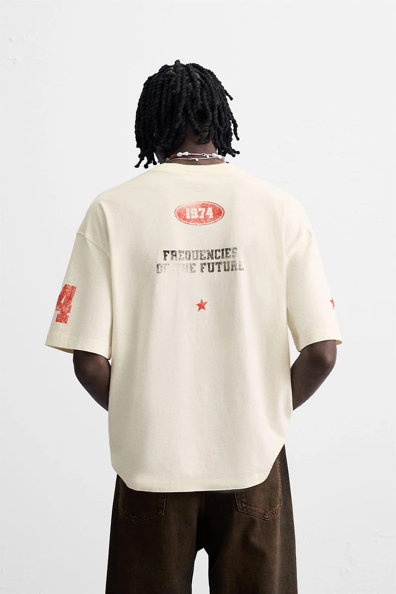 T-SHIRT IMPRIMÉS DÉLAVÉS