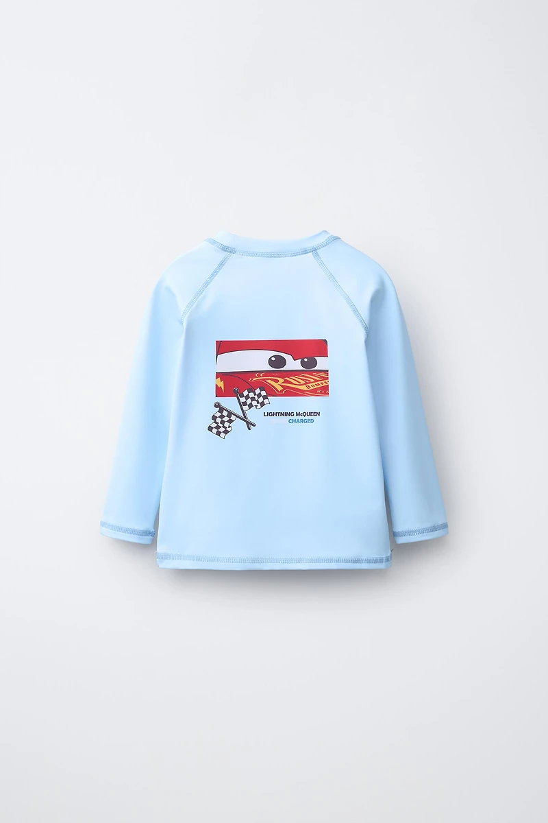 1-6 ANS/ T-SHIRT DE BAIN CARS FLASH MCQUEEN © DISNEY