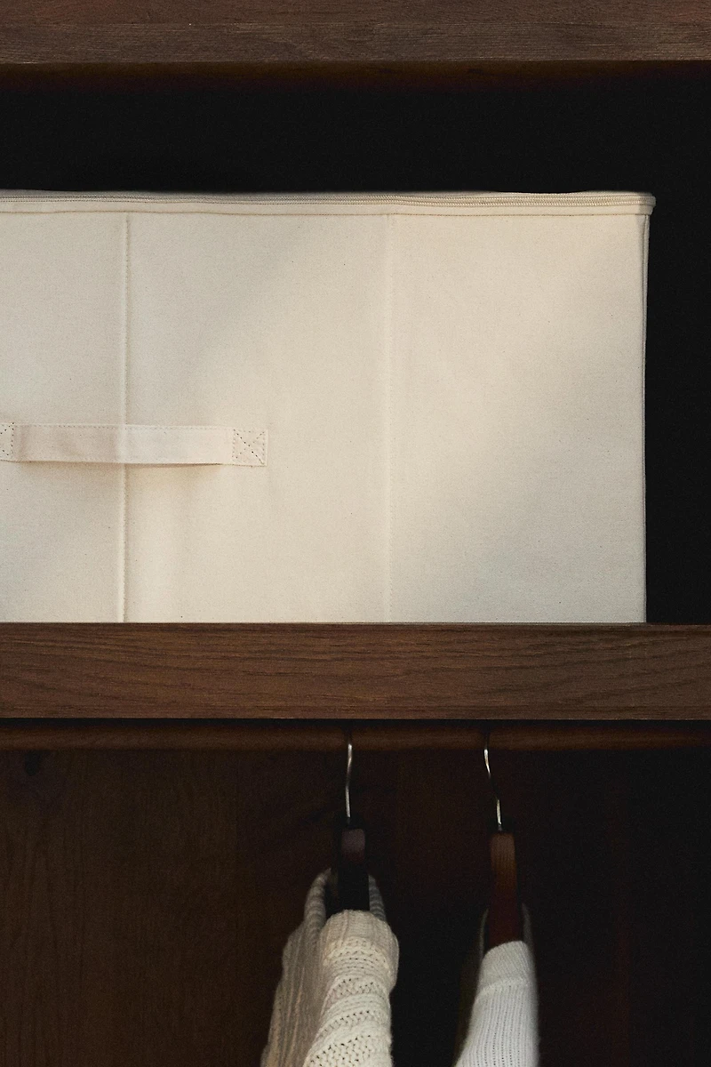 SQUARE CUBE STORAGE WITH LID