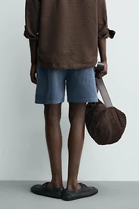 WASHED EFFECT JOGGER SHORTS