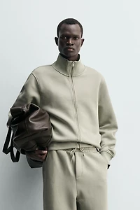 SWEAT INTERLOCK ZIPPÉ