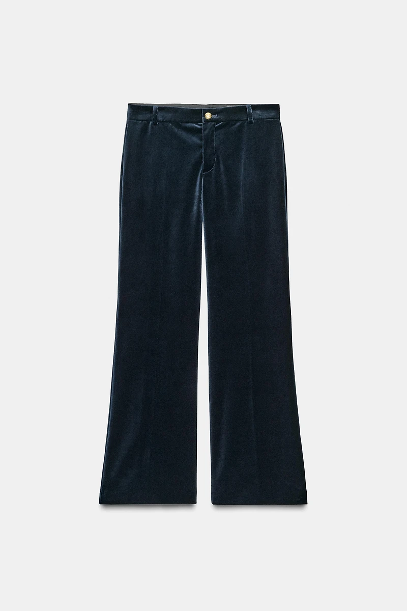 ZW COLLECTION LIMITED EDITION VELVET FLARE PANTS