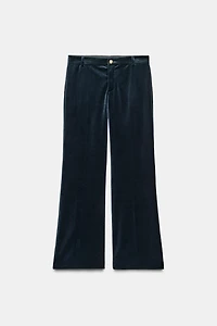 ZW COLLECTION LIMITED EDITION VELVET FLARE PANTS