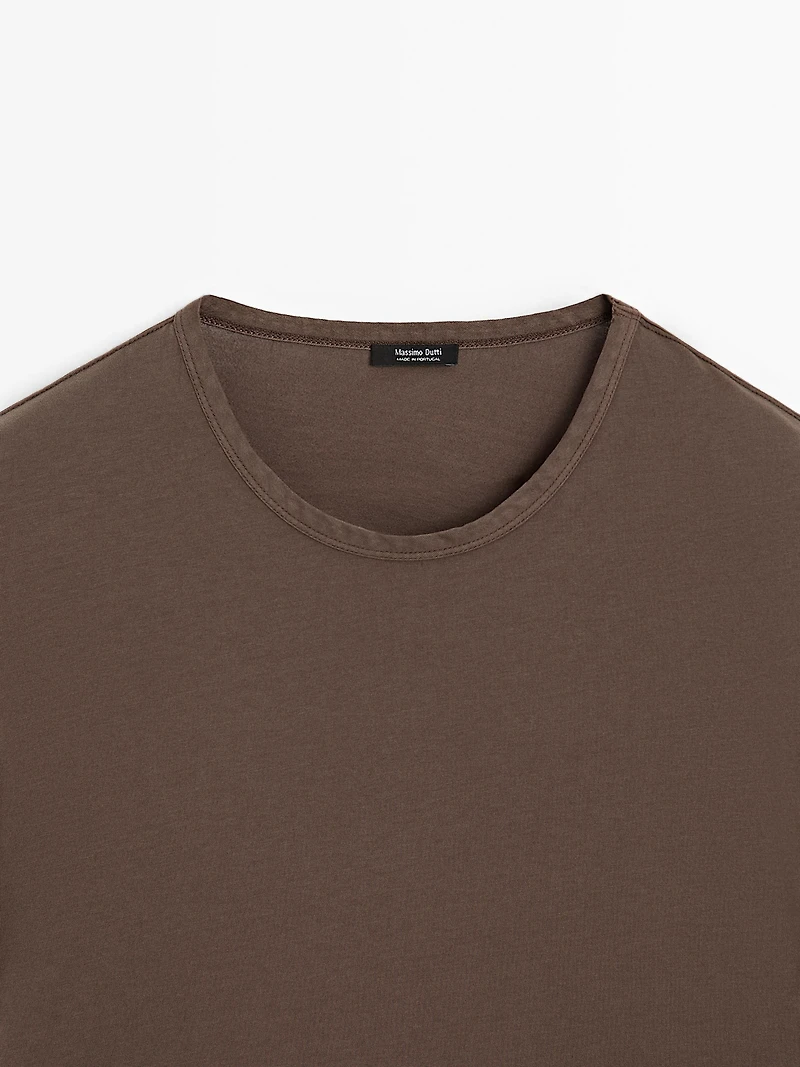 T-shirt manches courtes effet usé