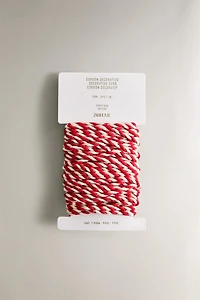 CORDON CADEAUX DOUBLE COULEUR NOËL