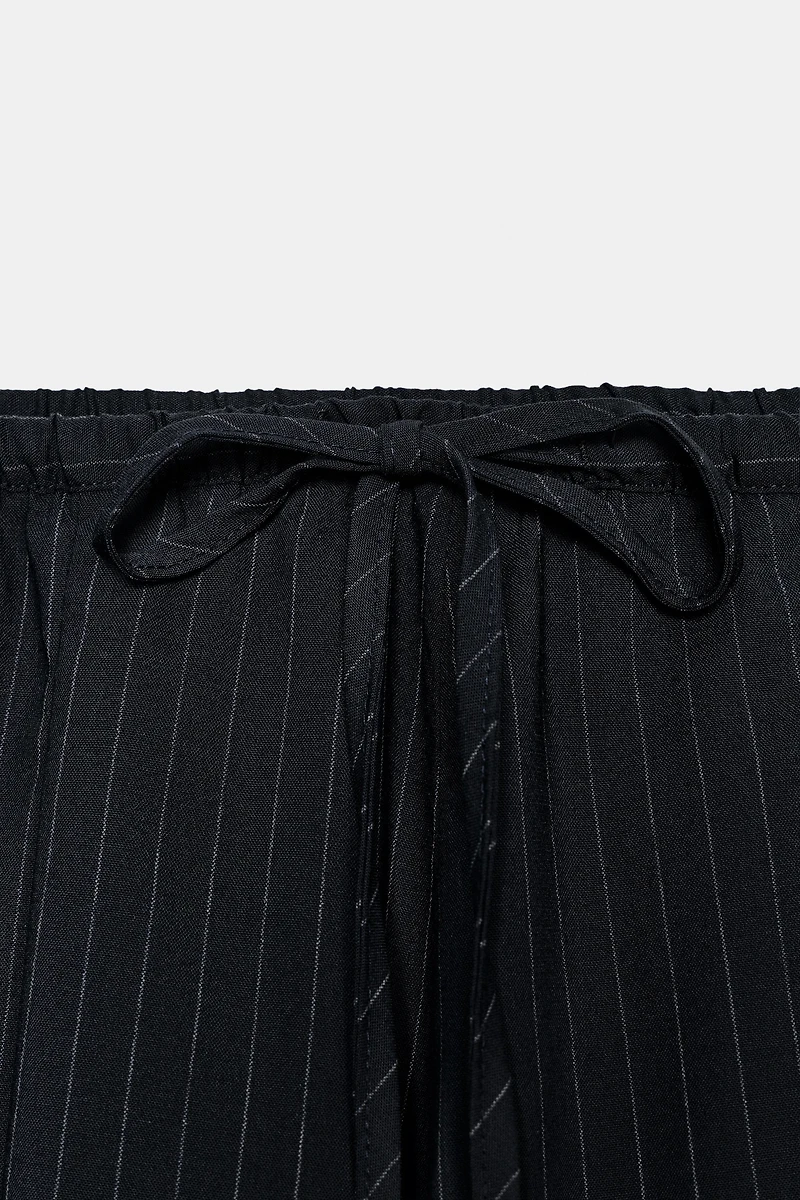 ZW COLLECTION PINSTRIPE BALLOON PANTS