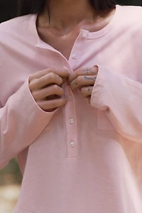HENLEY T-SHIRT WITH POCKETS