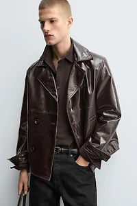 SHINY LEATHER JACKET