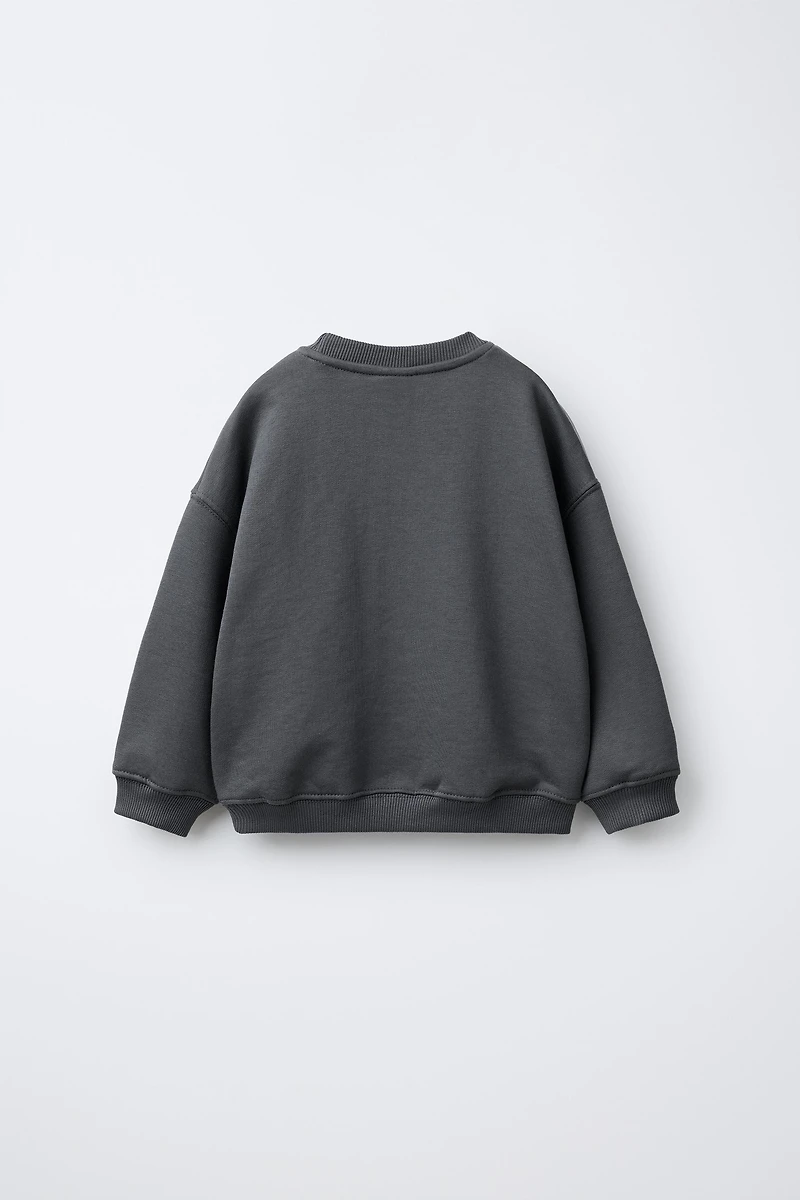 DINOSAUR PRINT SWEATSHIRT