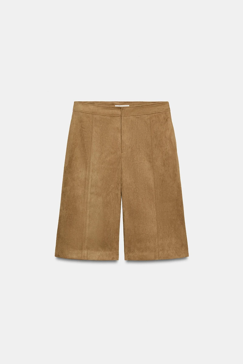 BERMUDA LONG EFFET DAIM