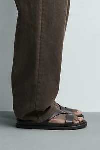SANDALES À BRIDES