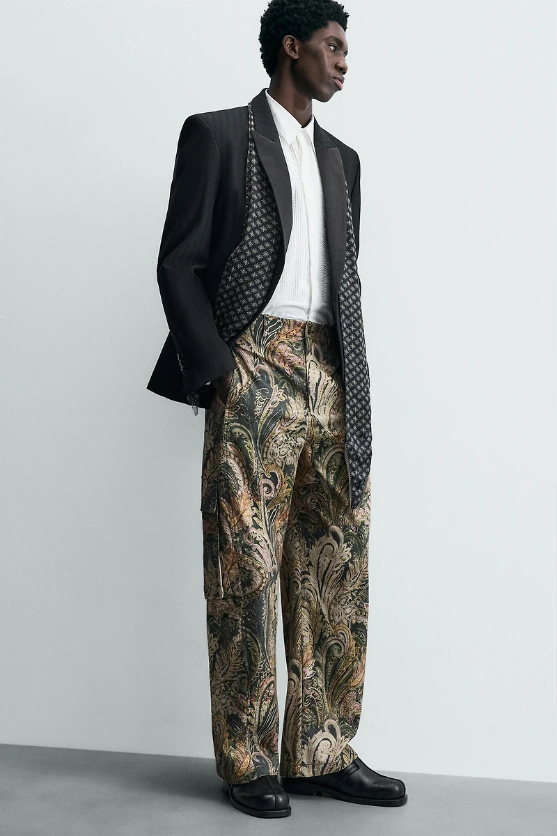 PANTALON CARGO BARREL FIT PAISLEY ÉDITION LIMITÉE