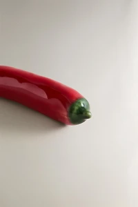 CERAMIC CHILI PEPPERS (PACK OF 2)