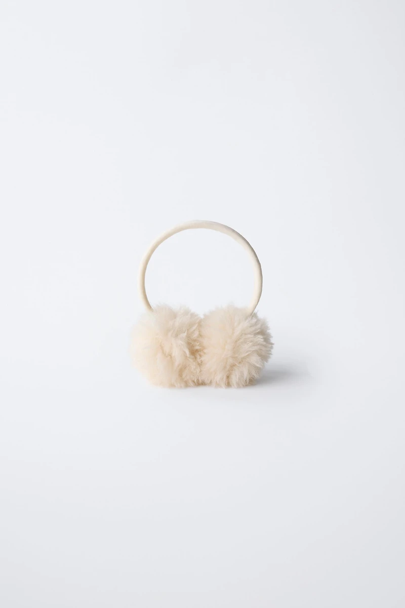 CURLY FAUX FUR EAR MUFFS SKI COLLECTION