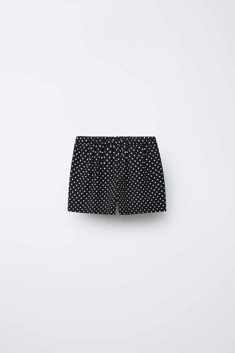 JUPE-SHORT À POIS