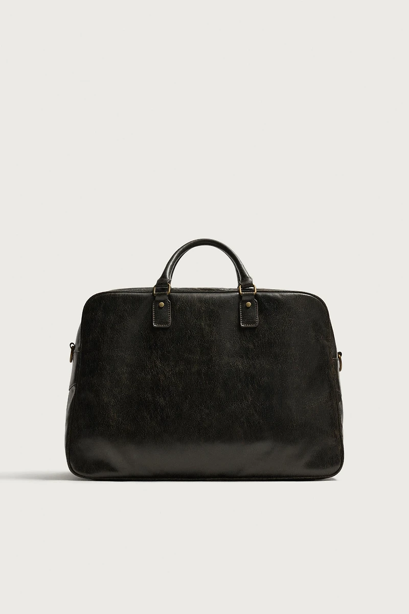 SAC DE VOYAGE CRAQUELÉ