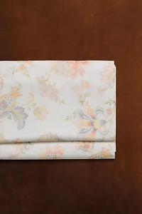 FLORAL PRINT SATEEN FLAT SHEET
