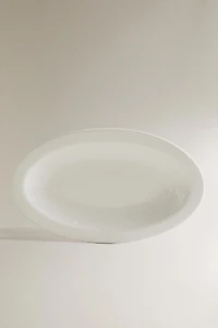 PLATEAU DÉCORATIF CÉRAMIQUE CRÈME