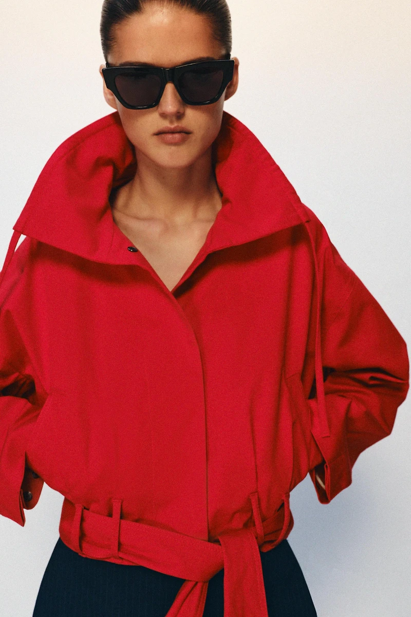 ZW COLLECTION BELTED JACKET