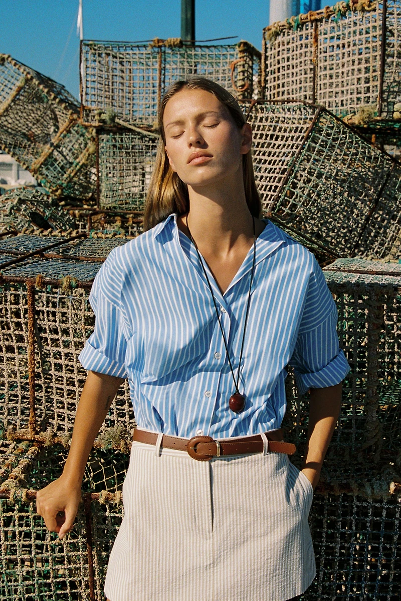 BASIC POPLIN SHIRT