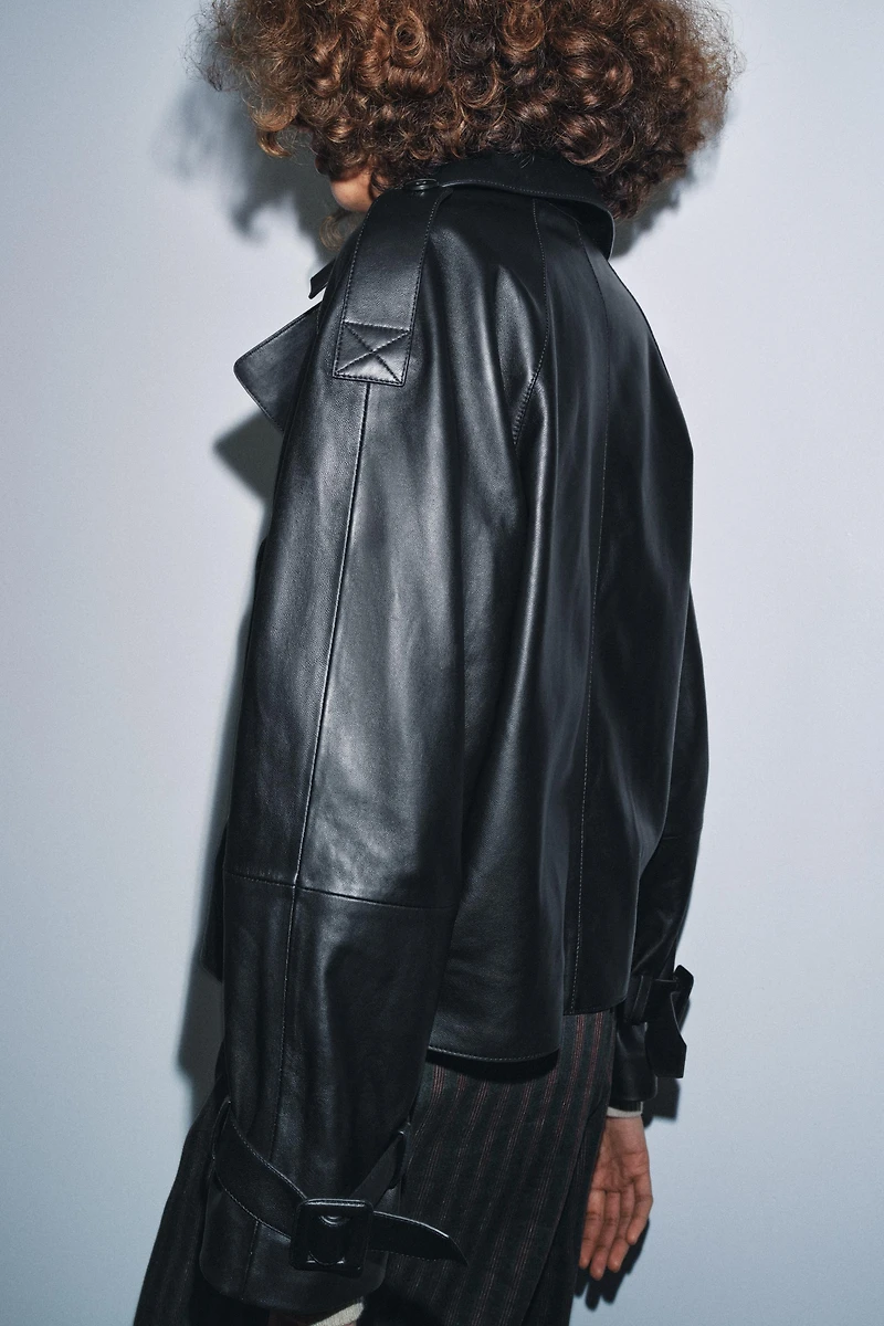 LEATHER JACKET ZW COLLECTION LIMITED EDITION