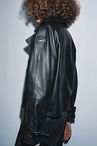 LEATHER JACKET ZW COLLECTION LIMITED EDITION