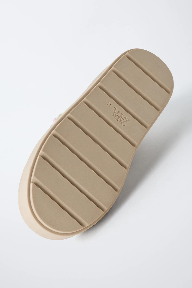 BOTTINES FANTAISIE EFFET FOURRURE