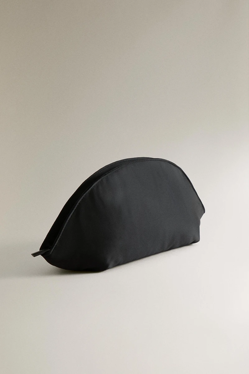 CRESCENT SATEEN MAKEUP BAG