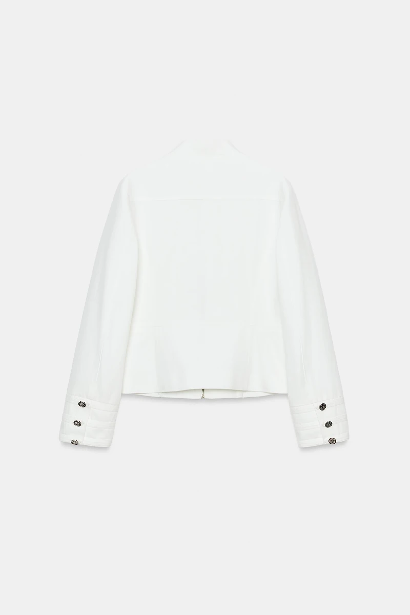 VESTE COL MONTANT BOUTONS